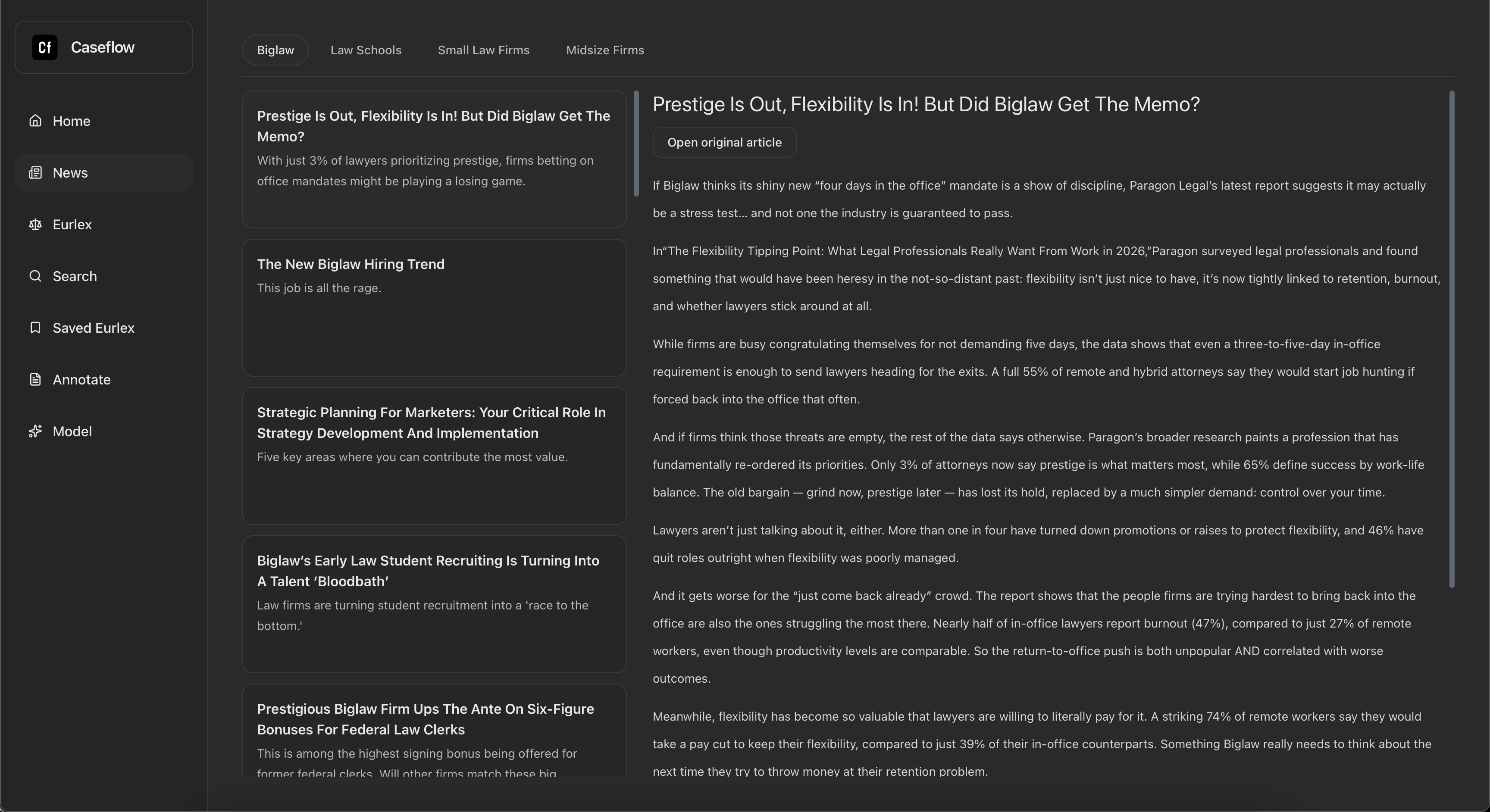 Caseflow screenshot 2
